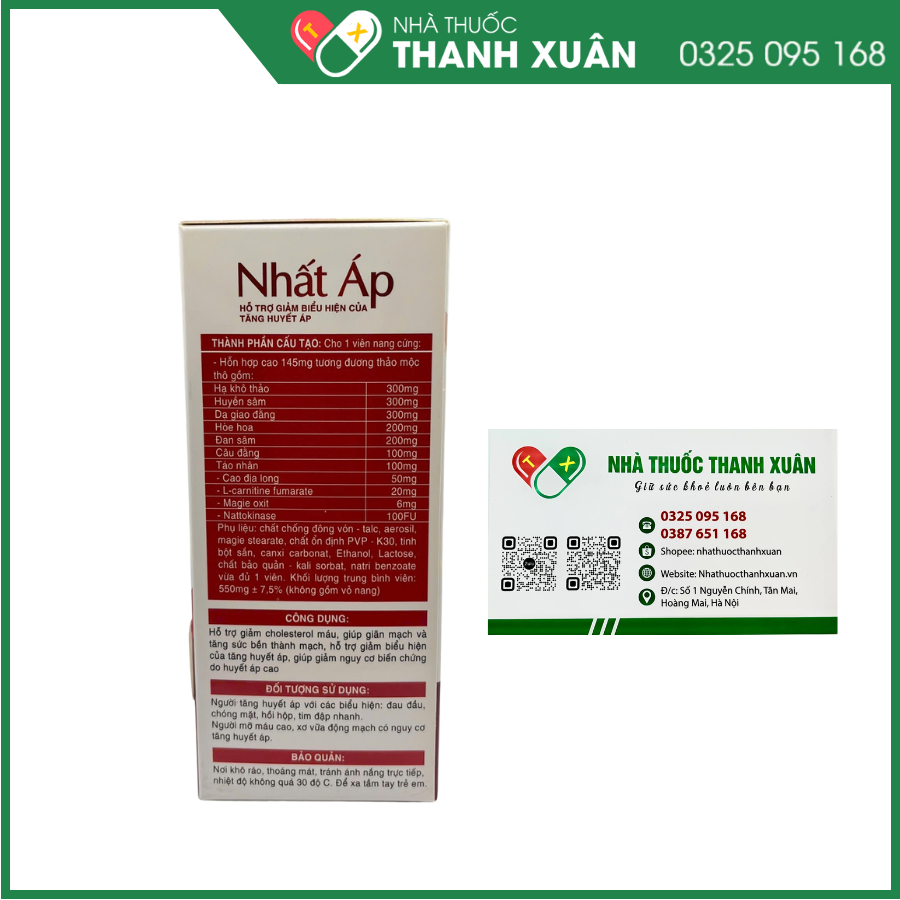 Nhất Áp-Uy Phát giảm cholesterol máu, giúp giãn mạch